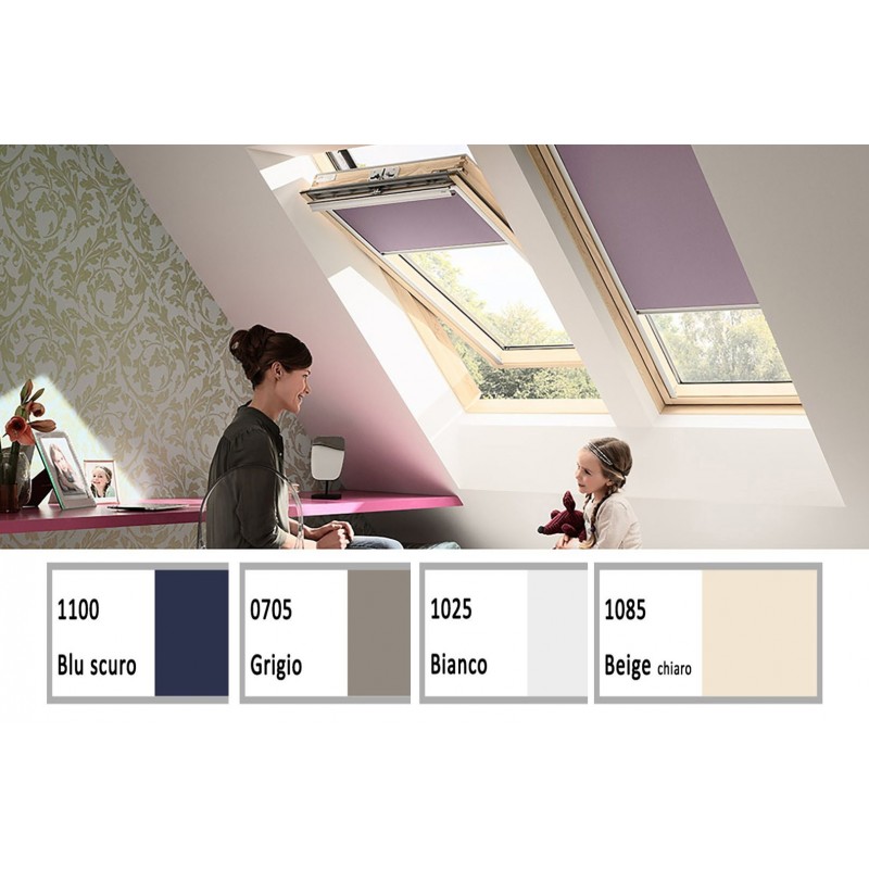 Tenda interna oscurante per Finestre da Tetto Velux  Compra online Misura  tenda VELUX cod. vecchi CK01 - 9 - 55x70 Colore Tenda Velux Colore standard